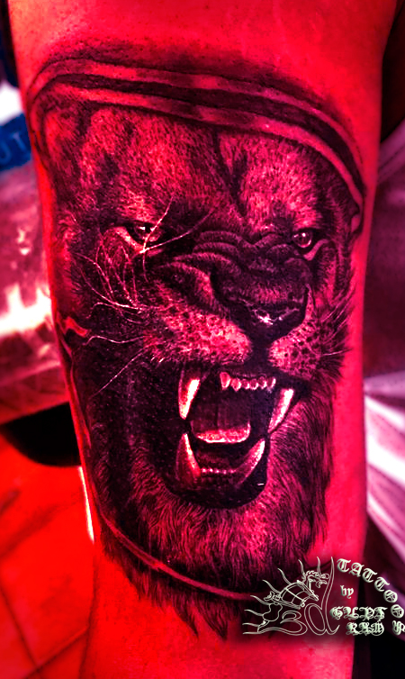 3d tiger tattoos by best tattoo artist in manali/india